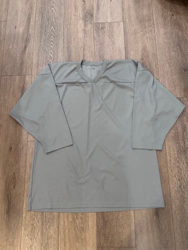 Gray Hockey Practice Jersey Size Large