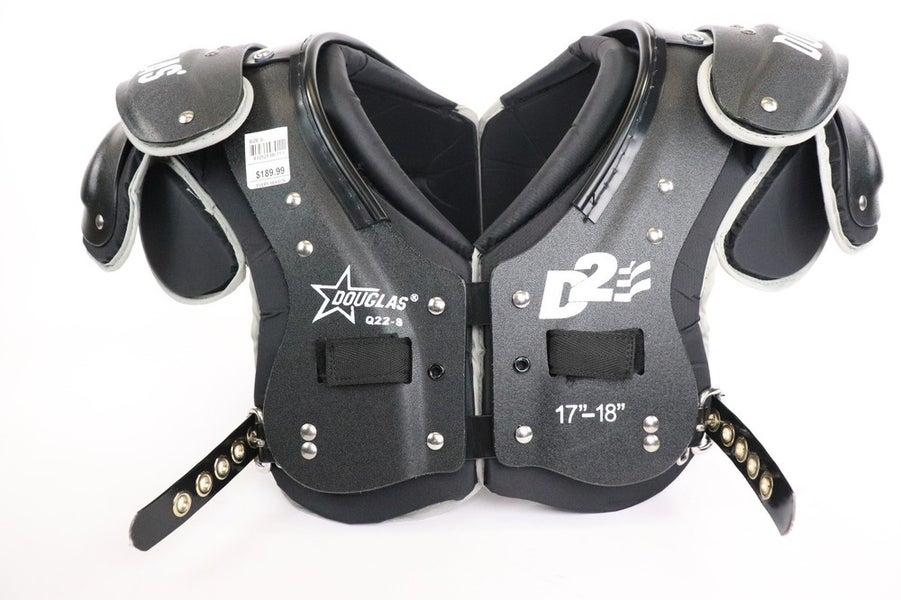 Douglas D2 Q22 Football Shoulder Pads Adult Small 17 - 18" - New Read