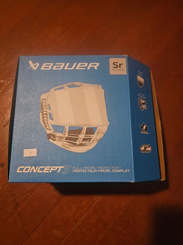 Bauer (New) full facial protector bubble mask