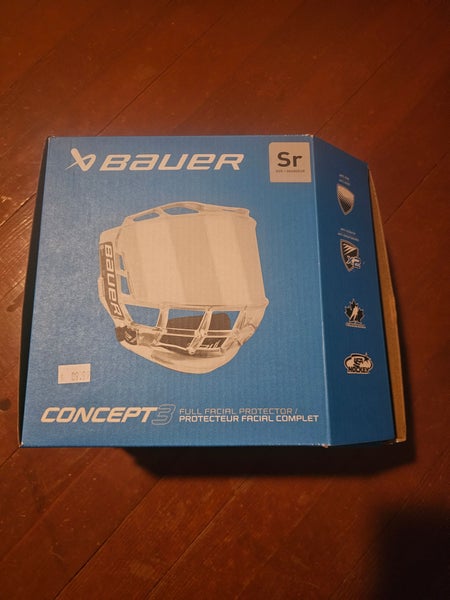 Bauer (New) full facial protector bubble mask
