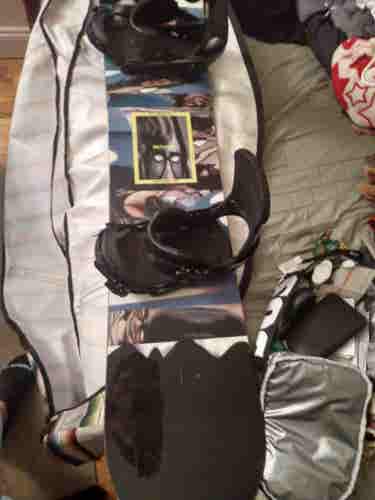 Burton Snowboard package. Board bindings boots coat case all Burton