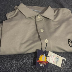 Gray Large Men's Johnnie-O Shirt (New)