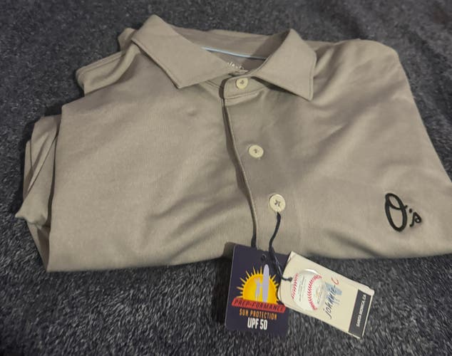 Gray Large Men's Johnnie-O Shirt (New)