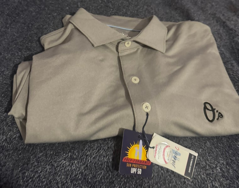 Gray Large Men's Johnnie-O Shirt (New)