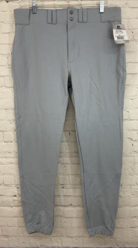 Russell Athletic 33147M0 Adult's 100% Nylon Baseball Pants Light Grey Size 38