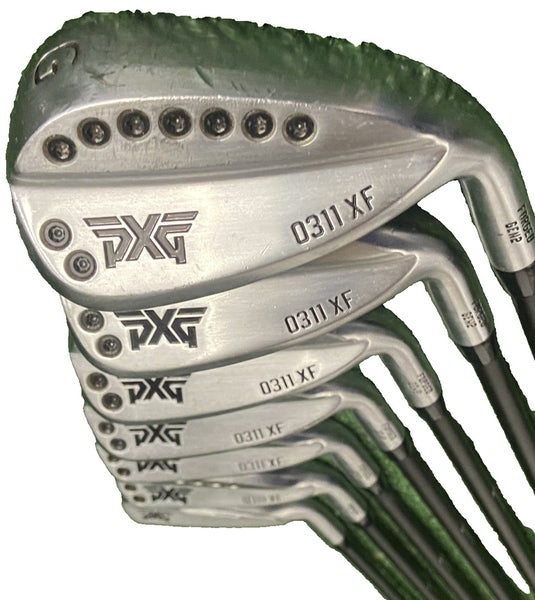 PXG 0311 XF Gen2 Iron Set 5-PW,GW RH Men's MMT 60-A Senior Graphite Jumbo Grips