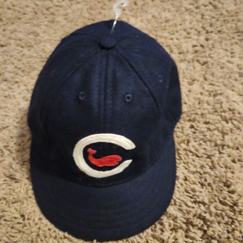 Ebbets Field Flannels Vintage Chicago Whales 1915 MADE IN USA Baseball Cap 100% wool
