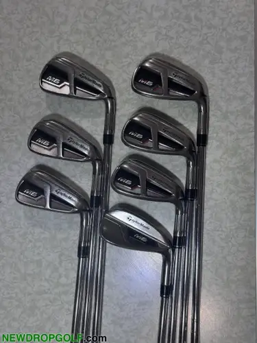 Taylormade M6 Iron Set 7 Piece 5-Pw, Aw Regular Flex Kbs Max 85g Steel