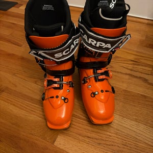 Mondo 25.5 Men's Scarpa Alpine Touring Maestrale Ski Boots Stiff Flex (Used)