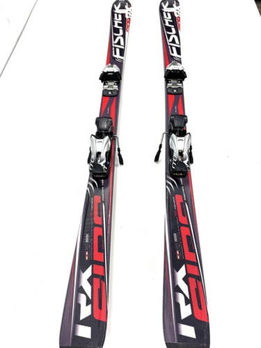 Used Fischer RX FIRE Mens DH Ski/Binding Red 160 cm 11860-S000299523