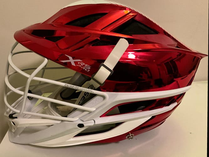 Cascade XRS Pro Helmet Chrome Red-Excellent Condition