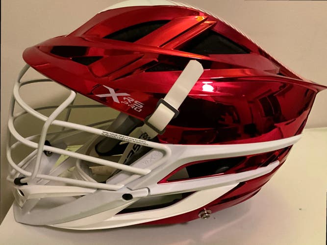 Cascade XRS Pro Helmet Chrome Red-Excellent Condition