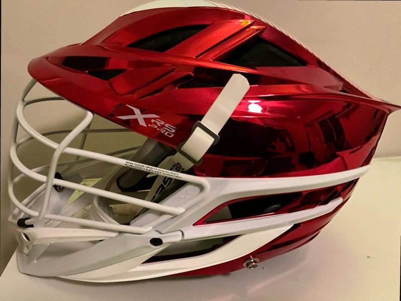 Cascade XRS Pro Helmet Chrome Red-Excellent Condition