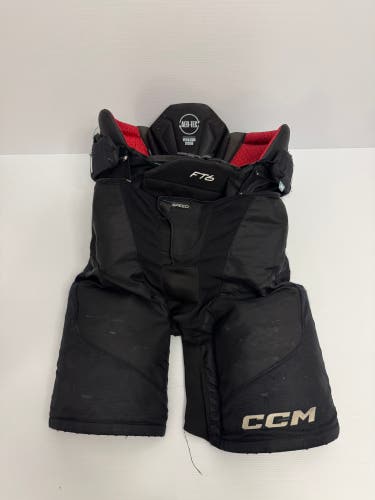Used Black Senior Medium CCM Jetspeed FT6 Hockey Pants