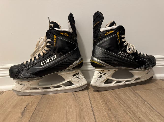2015 Bauer Supreme MX3 Hockey Skates Regular Width Pro Stock 8.5 (Used)
