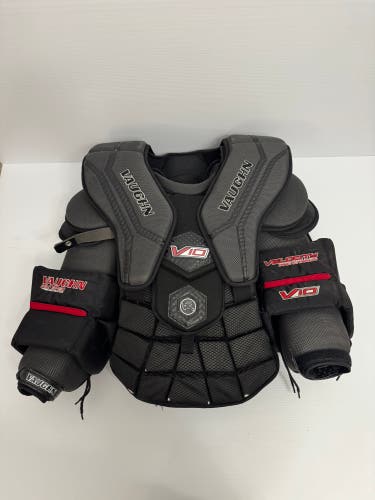 Used Senior Small Vaughn V10 Pro Carbon Goalie Chest Protector