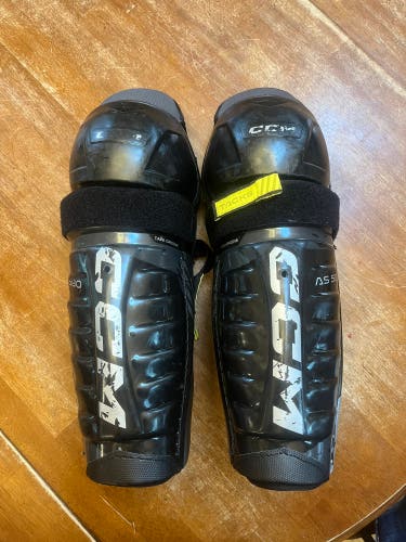 Junior CCM Tacks 12" Shin Pads (Used)