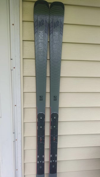 22-23 K2 Disruption Ti2, 187cm Skis with Marker World Cup 10mm Piston Plate