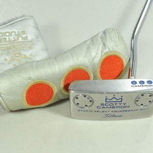 Titleist 2008 Scotty Cameron Studio Select Squareback No. 1 34" Putter #202571