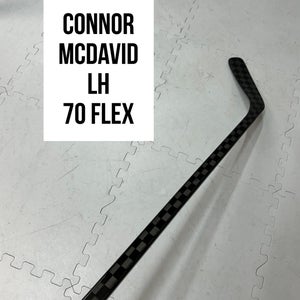 Senior(1x)Left Connor McDavid 70 Flex ProBlackStock™ Unbranded Pro Stock Hockey Sticks