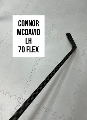 Senior(1x)Left Connor McDavid 70 Flex ProBlackStock™ Unbranded Pro Stock Hockey Sticks