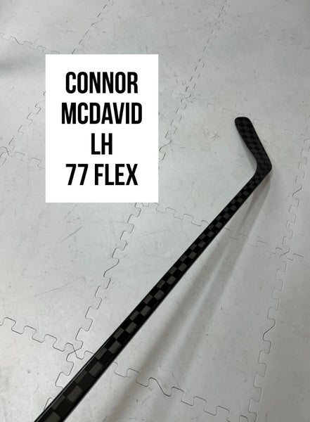 Senior(1x)Left Connor McDavid 77 Flex ProBlackStock™ Unbranded Pro Stock Hockey Sticks