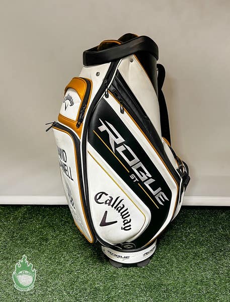 Used Callaway Rogue ST Staff Golf Cart Carry Bag 6-Way 9 Pockets