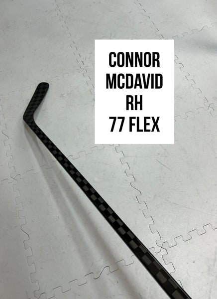 Senior(1x)Right Connor McDavid 77 Flex ProBlackStock™ Unbranded Pro Stock Hockey Sticks
