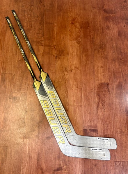 2 Pack of Supreme Mach Sport Gold 26" P31 Sr Reg Goalie Sticks (Used)