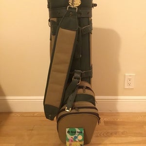 R. Coach 1-00 Cart/Staff Golf Bag with 6-way Dividers & Rain Cover