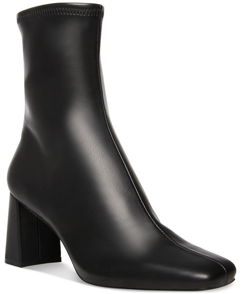 Steve Madden Harli Boots Women's US 8.5 Black Faux Leather Ankle Bootie TZP146