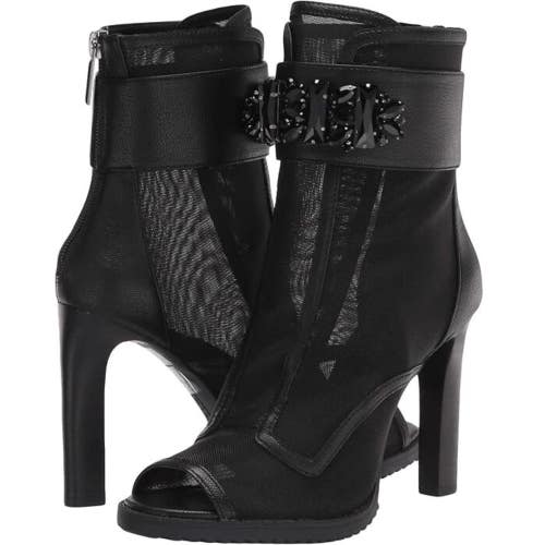 Karl Lagerfeld Paris Blayze KL404013 Women's Black Block Heel Ankle Bootie TZP70