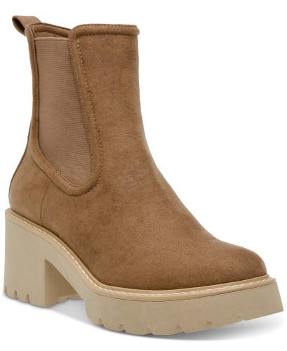 DV by Dolce Vita Tobias Boots Women's US 8.5 Brown Nubuck Platform Bootie TZP69