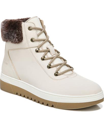 Dr. Scholl's Gear up Women's US 7 Ivory Leather Waterproof Ankle Boots TZP57