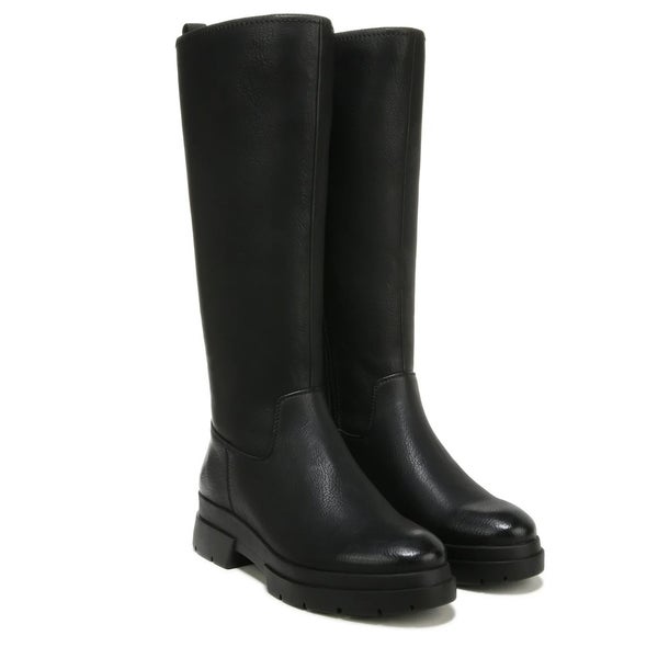 Soul Naturalizer Orchid Women's 10 Black Smooth Round Toe Knee-High Boots TZP49