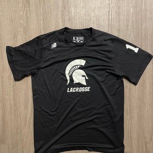 Black Michigan State Lacrosse shirt