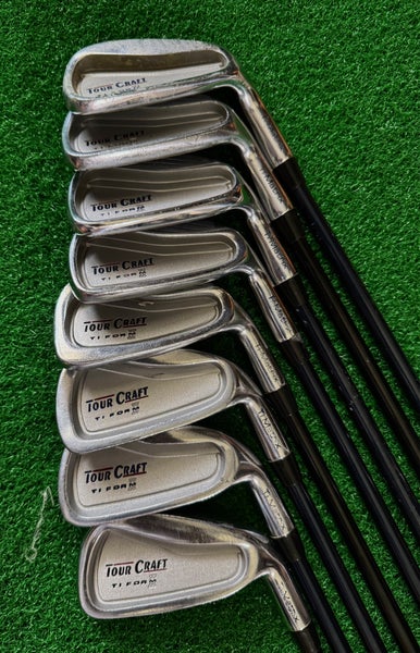 Tour Edge Right Handed Iron Set Regular Flex 7 Pieces Graphite Shaft (Used)
