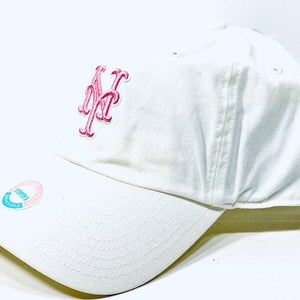 New York Mets Vintage MLB Women's NOS White Cap (New)