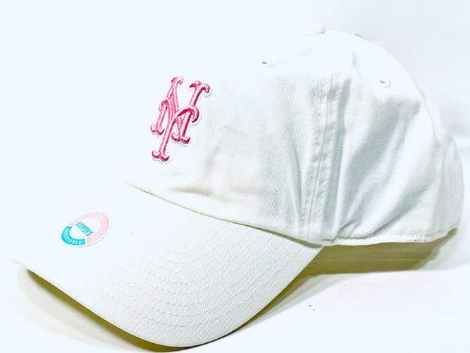 New York Mets Vintage MLB Women's NOS White Cap (New)