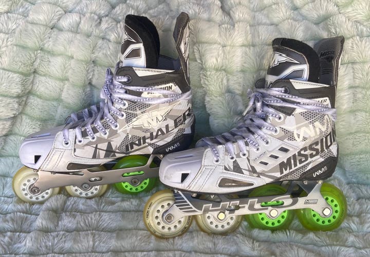Mission Inhaler WM03 Inline Skates Wide Width Size 6 (Used)