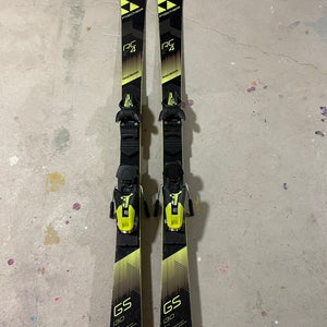 Fischer RC4 World Cup GS 130 cm Racing Skis With Bindings (Used)
