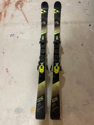 Fischer RC4 World Cup GS 145 cm Racing Skis With Bindings (Used)