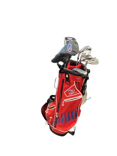 Used US Kids GOLF WT-25 8 PC SET Jr Package Set LH Red 8 Piece 11479-S000406681