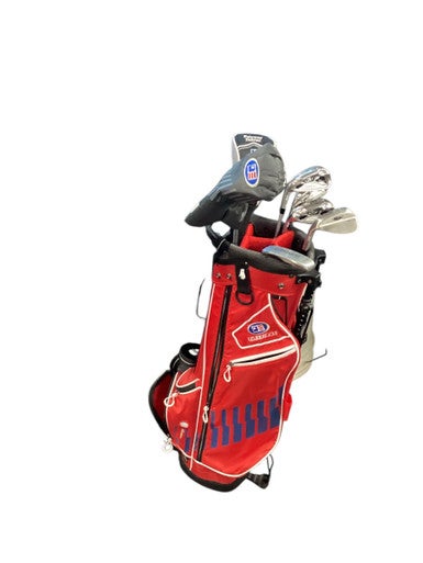 Used US Kids GOLF WT-25 8 PC SET Jr Package Set LH Red 8 Piece 11479-S000406681