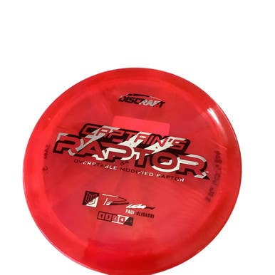 Used Discraft CAPTAINS RAPTOR Disc Golf Driver Red 11479-S000406643