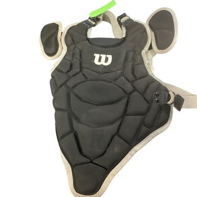 Used Wilson CHEST GUARD Catchers Chest Protector Black Junior 11479-S000406573