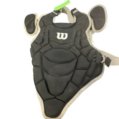 Used Wilson CHEST GUARD Catchers Chest Protector Black Junior 11479-S000406573