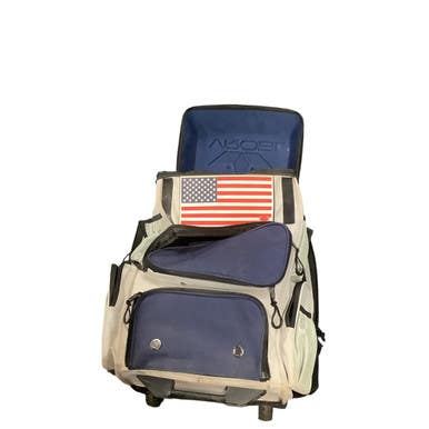Used VROBI BAT BAG BB/SB Player Wheeled Bag Red 11479-S000406571