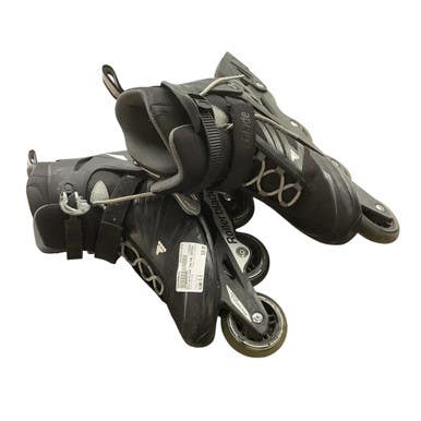 Used Rollerblade INLINE SKATES Senior Rec Fitness Skates Black Senior 8 11479-S000406548