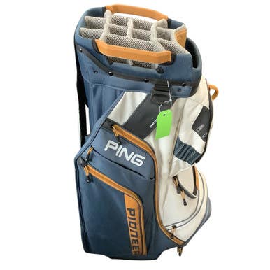 Used Ping PIONEER Mens Cart Bag Navy Blue 11479-S000406519